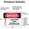 Signmission Renovation Work Contains Lead Do Not Enter Danger Sign, Vinyl Decal, 7in W x 5in L, 2PK OS-2PACK-DS-D-57-L-1753 - alternate 3